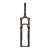 Suspension Fork RockShox RockShox SID SL Select 3P Crown E1 Suspension Fork 29 DebonAir 100mm 1-1/8-1.5 15x110mm TA Rake: 44mm Black Dark Slate Gray