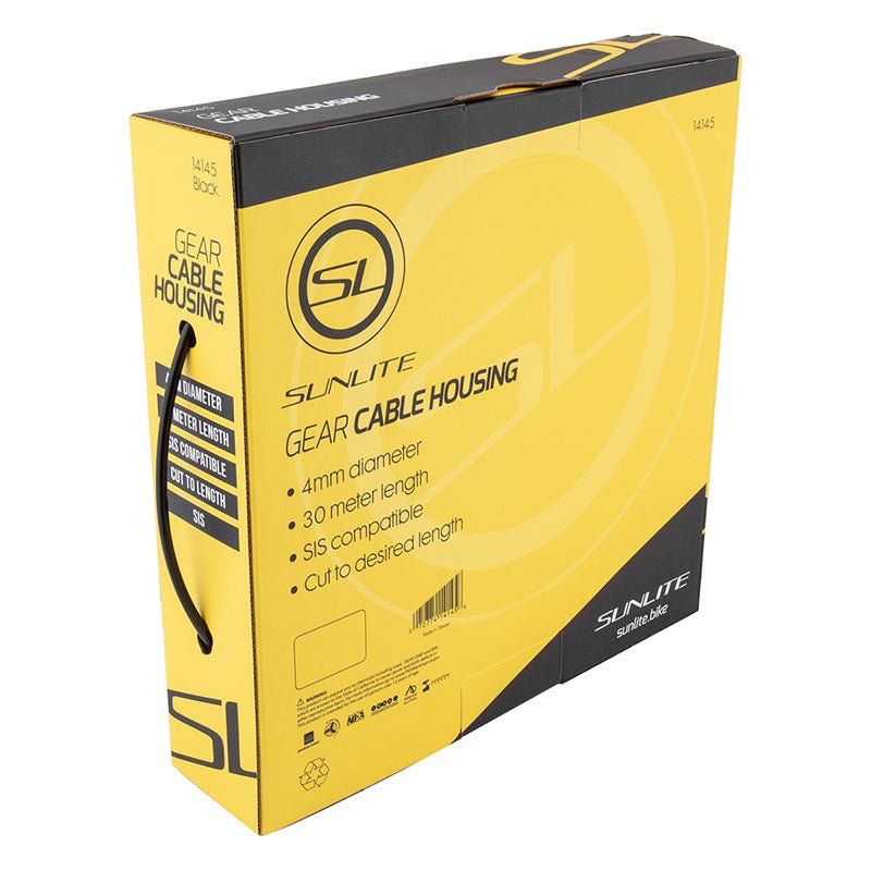 Cables and Housing Sunlite Sunlite SIS Housing Boxes S.I.S. 30m 4mm Black Light Goldenrod