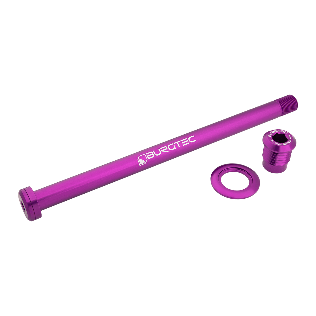 Burgtec Orbea 184mm Rear Axle - Purple Rain
