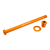 Burgtec Orbea 184mm Rear Axle - Iron Bro Orange