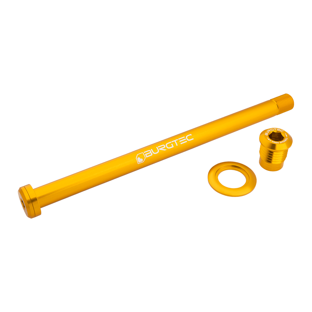 Burgtec Orbea 184mm Rear Axle - Burgtec Bullion Gold