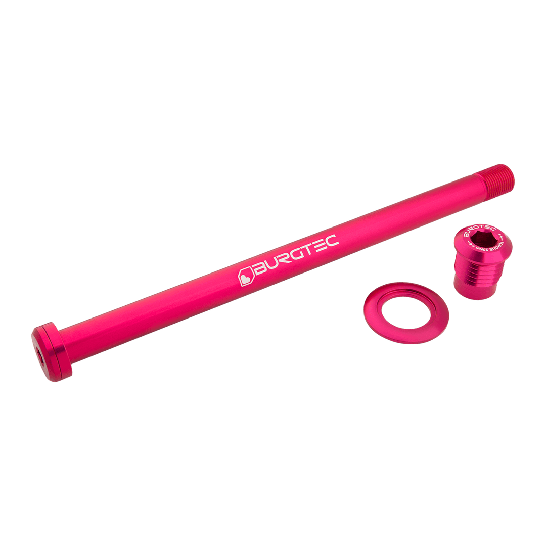 Burgtec Orbea 184mm Rear Axle - Toxic Barbie Pink