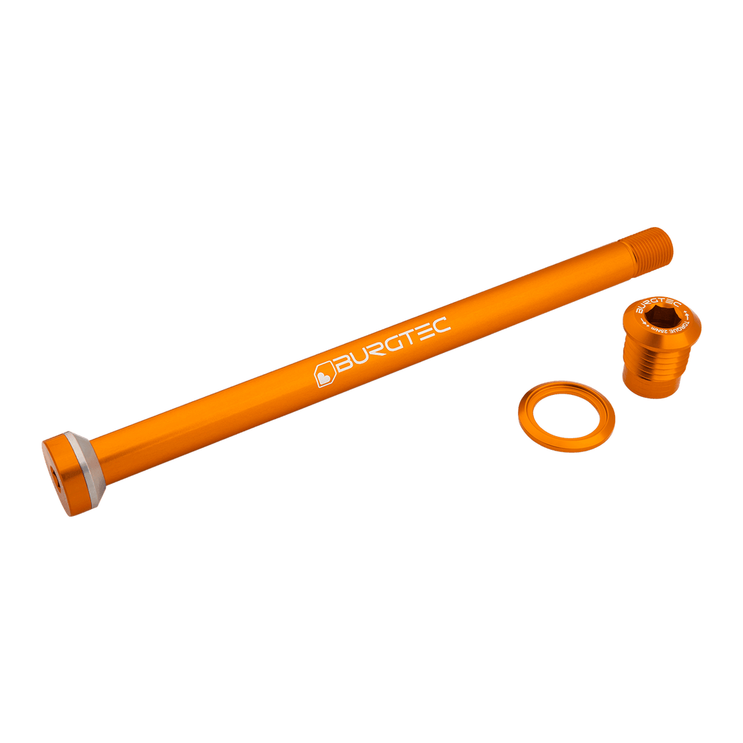 Burgtec YT 172.5mm Rear Axle - Iron Bro Orange
