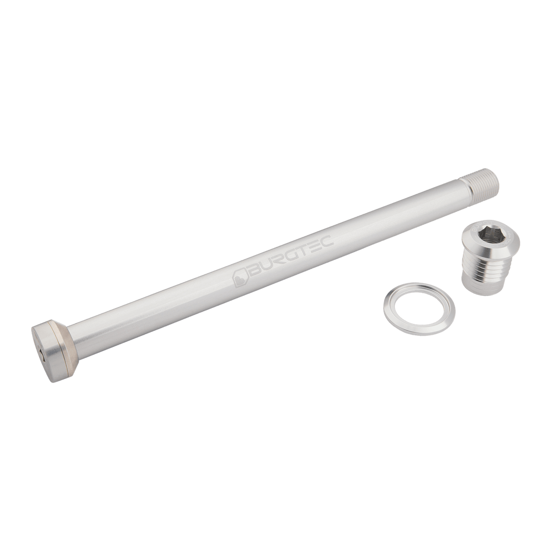 Burgtec YT 172.5mm Rear Axle - Rhodium Silver