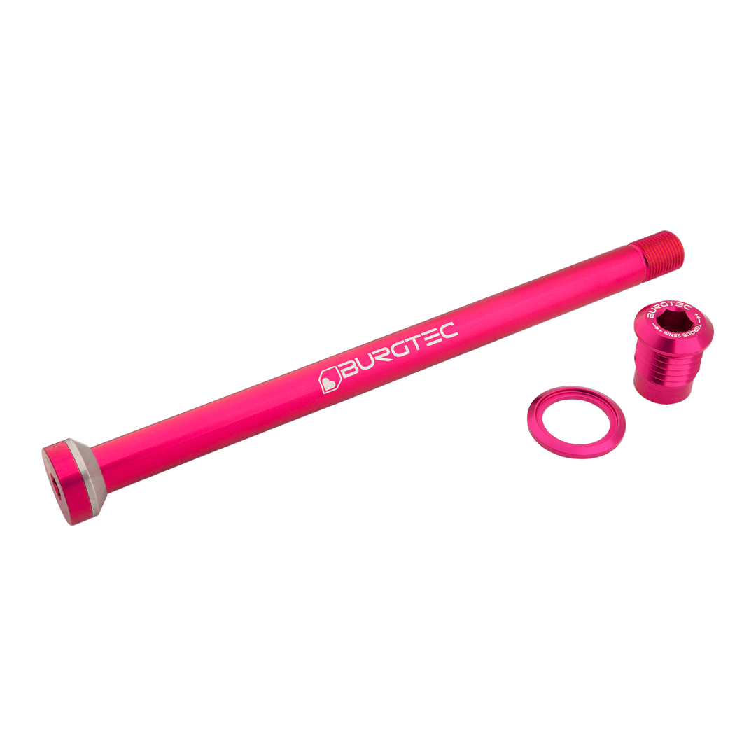 Burgtec YT 172.5mm Rear Axle - Toxic Barbie Pink