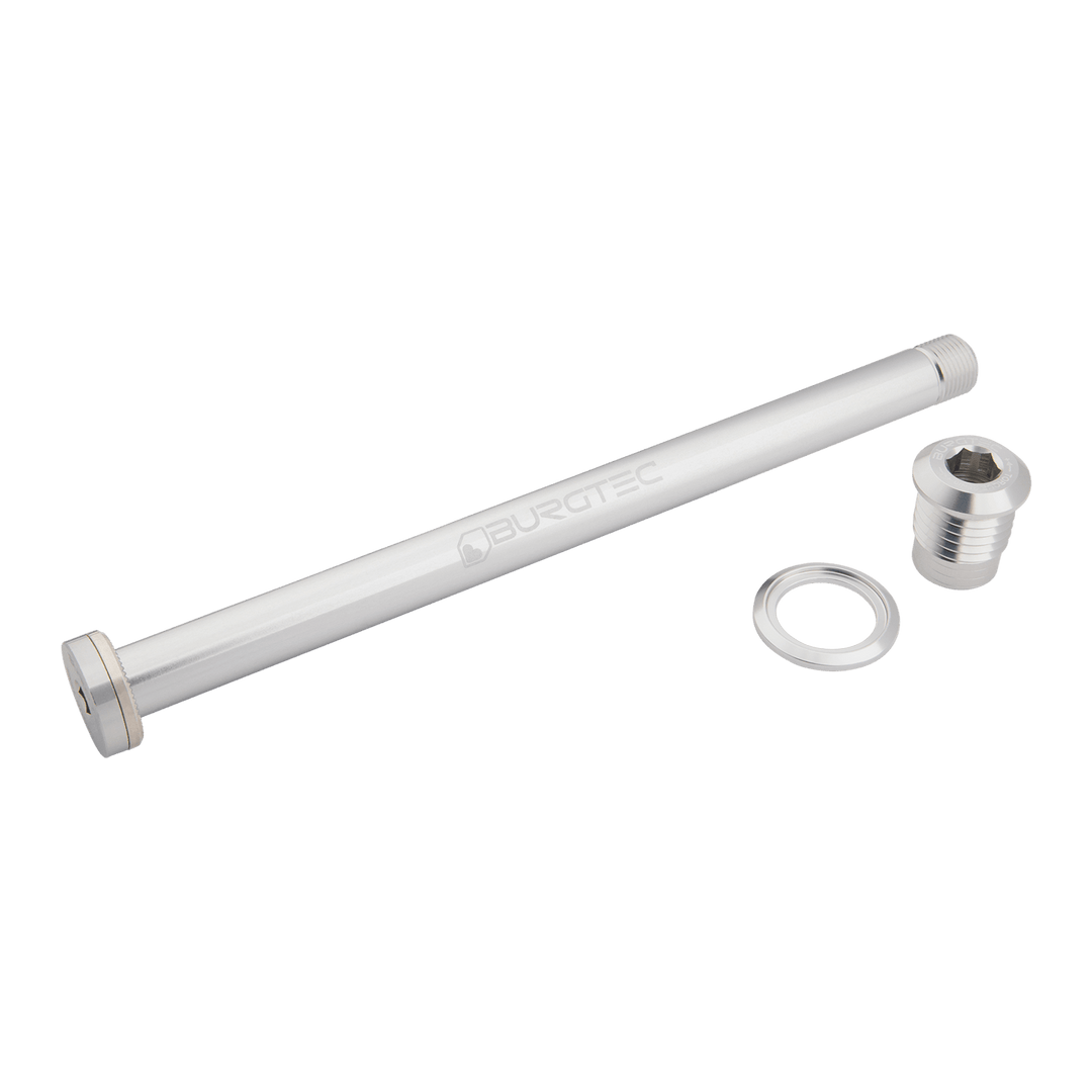 Burgtec Giant 169.5mm Rear Axle - Rhodium Silver