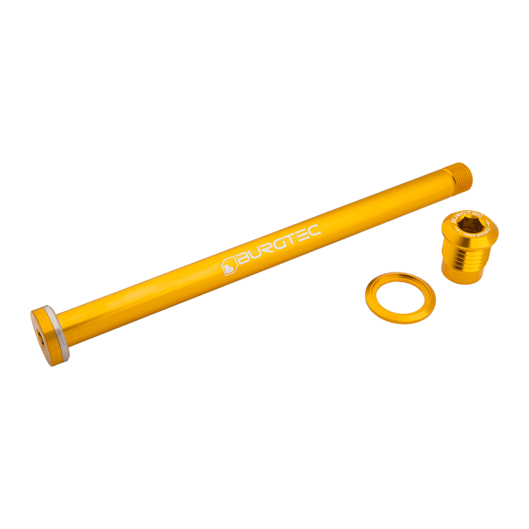 Burgtec Giant 169.5mm Rear Axle - Burgtec Bullion Gold
