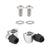 Cables and Housing SunRace Sunrace SP131 Cable Stop w/Adjuster Std Curved Base Silver Dark Slate Gray