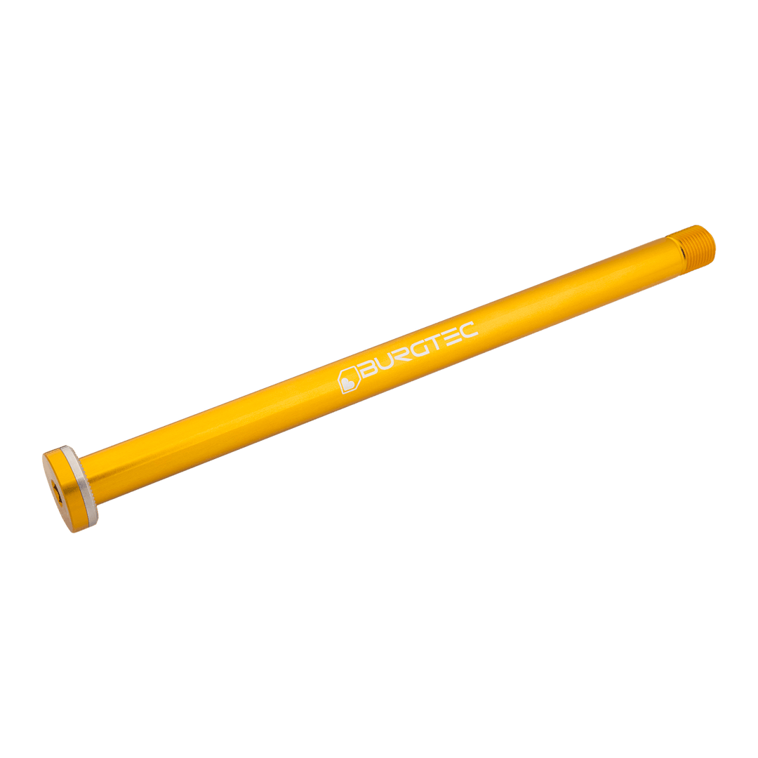 Burgtec Giant 183.5mm Rear Axle - Burgtec Bullion Gold