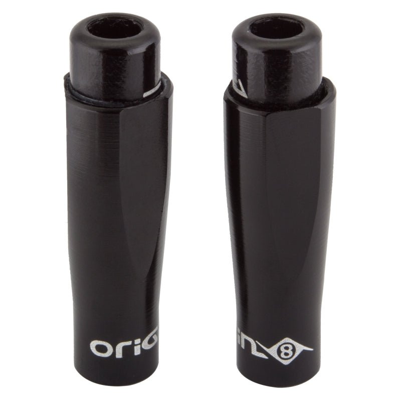 Derailleur Cable Origin8 Origin8 4mm In-Line Barrel Adjuster Kit Barrel Adjuster 4mm Alloy Black 1 Pair In-line Dark Slate Gray