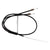 Black ops Detangler Rotor Cable Lower Fits most 1.5mm Black