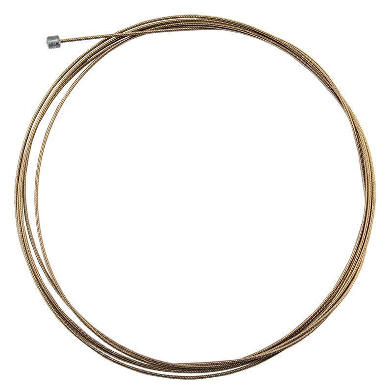 Cables and Housing Origin8 Origin8 SS SuperSlick Electrolysis Gear Cable Front or Rear 2800mm 1.1mm SS Gold MTB/Road Rosy Brown