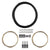 Cables and Housing Origin8 Origin8 SuperSlick Compressionless MTB Brake Cable/Housing Kit Front and Rear 3000mm/1500mm & 2800mm 5mm/1.5mm Black MTB Compressionless Dark Slate Gray