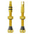 Peaty's Holeshot Fast Flow Tubeless Valves 42mm Gold Pair