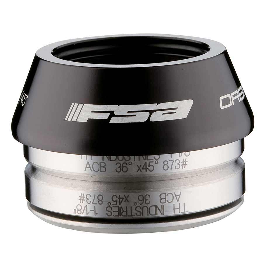 Headsets FSA Full Speed Ahead Orbit IS Integrated 1 1/8 36/45 Bearing Black Dark Slate Gray