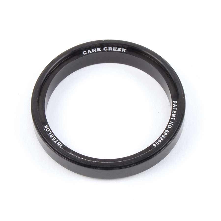 Headset Spacers Cane Creek Cane Creek 110-Series 5mm Interlok Spacer Black Dim Gray