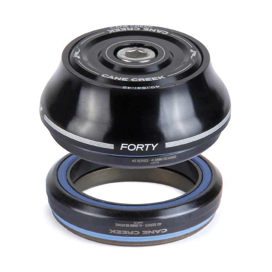 Headsets Cane Creek Cane Creek 40 IS42/28.6 / IS42/30 Tall Cover Headset Black Dark Slate Gray