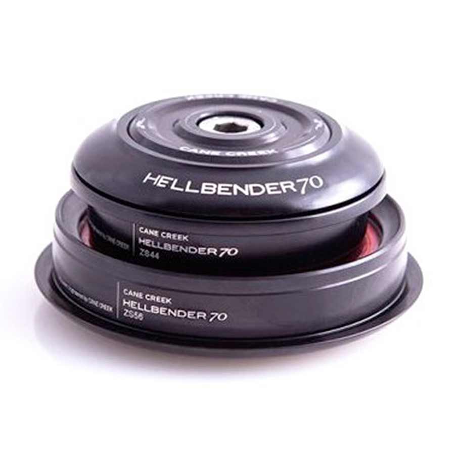 Headsets Cane Creek Cane Creek Hellbender 70 Headset ZS44/28.6 ZS56/40 Black Dark Slate Gray