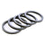 Headset Spacers Wheels Manufacturing Wheels Manufacturing Carbon Headset Spacer - 1-1/8" 2.5mm Matte 5-pack Light Gray