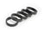 Headset Spacers Wheels Manufacturing Wheels Manufacturing Aluminum Headset Spacer - 1-1/8" 7.5mm Black 5-pack Dark Slate Gray