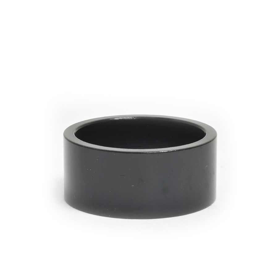 Headset Spacers Wheels Manufacturing Wheels Manufacturing Aluminum Headset Spacer - 1-1/8" 15mm Black 1-each White Smoke