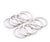 Headset Spacers Wheels Manufacturing Wheels Manufacturing Aluminum Headset Spacer - 1-1/8" 1.5mm Silver 5-pack Lavender