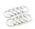 Headset Spacers Wheels Manufacturing Wheels Manufacturing Aluminum Headset Spacer - 1-1/8" 2.5mm Silver 5-pack Lavender