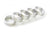 Headset Spacers Wheels Manufacturing Wheels Manufacturing Aluminum Headset Spacer - 1-1/8" 10mm Silver 5-pack Light Gray
