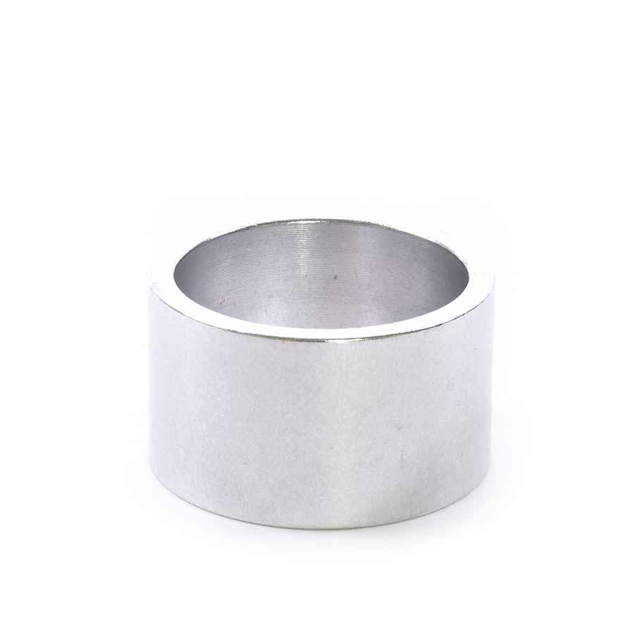 Headset Spacers Wheels Manufacturing Wheels Manufacturing Aluminum Headset Spacer - 1-1/8" 20mm Silver 1-each Light Gray