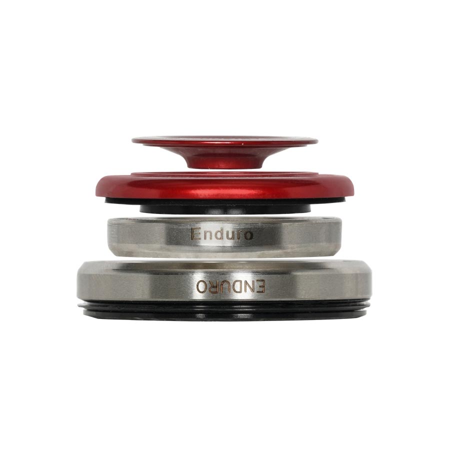 Headsets Industry Nine Industry Nine iRiX IS42/IS52 Headset : IS42/28.6 | IS52/40 Integrated Complete Red Dim Gray