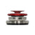 Headsets Industry Nine Industry Nine iRiX IS42/IS52 Headset : IS42/28.6 | IS52/40 Integrated Complete Red Dim Gray