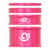 Headset Spacers Industry Nine Industry Nine Headset Combo Spacer Kit 1-1/8" Set/4 Pink Pale Violet Red