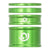 Headset Spacers Industry Nine Industry Nine Headset Combo Spacer Kit 1-1/8" Set/4 Lime Yellow Green