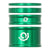 Headset Spacers Industry Nine Industry Nine iRiX Headset Spacer Kit 1-1/8 Height: 2.5mm/5mm/10mm/20mm Aluminum Lime Sea Green