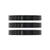 Headset Spacers Industry Nine Industry Nine iRiX Headset Spacer 1-1/8 Height: 5mm Aluminum Black 3pcs Dark Slate Gray