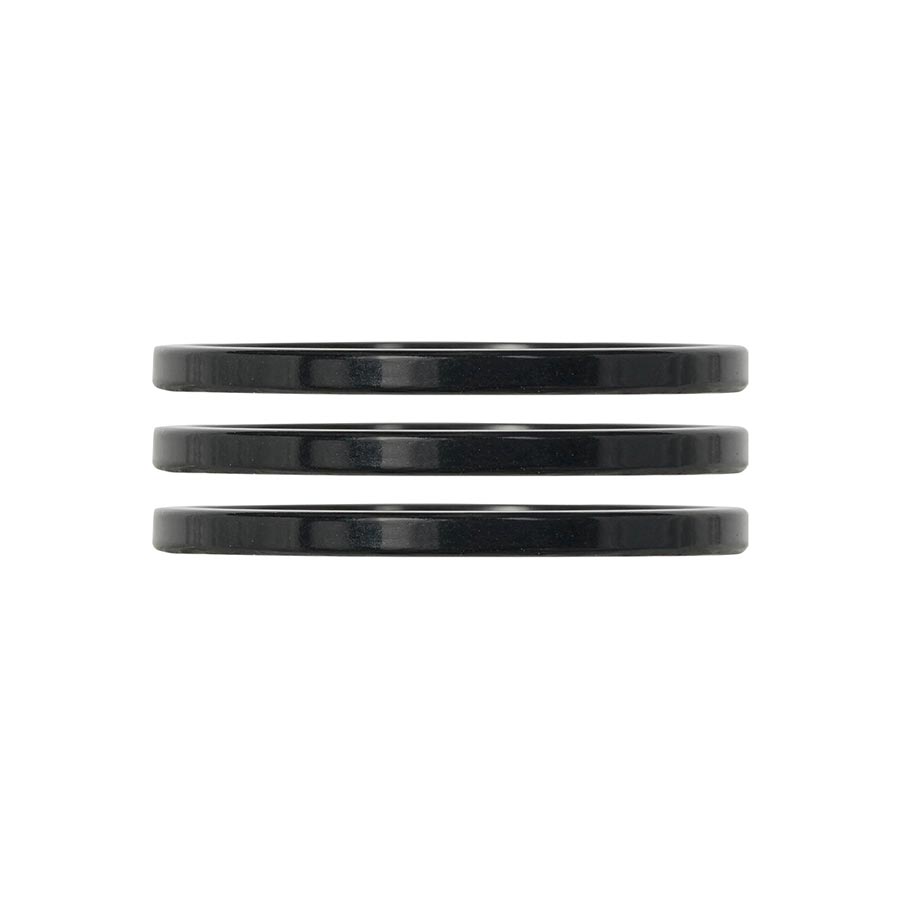 Headset Spacers Industry Nine Industry Nine iRiX Headset Spacer 1-1/8 Height: 2.5mm Aluminum Black 3pcs Dark Slate Gray