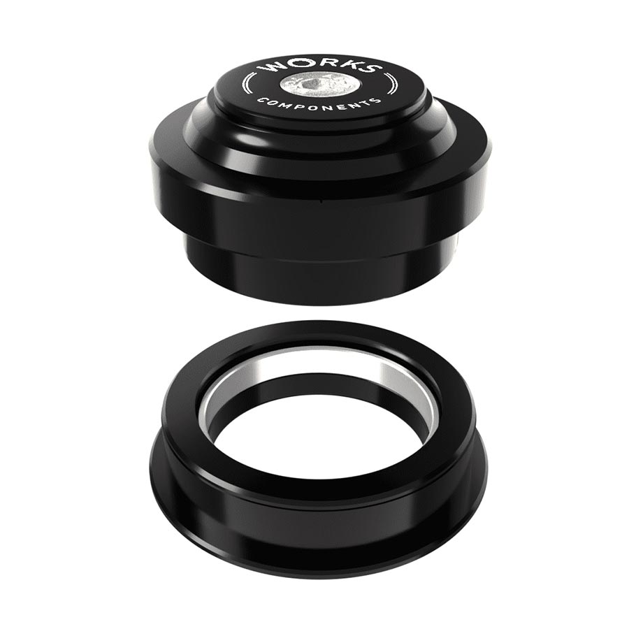 Angle Headsets Works Components Works Components 1.0deg EC44-ZS56 Angleset Angle Headset 1.0° 110-119mm EC44/28.6 | ZS56/40 ZS External threadless Complete Black Black