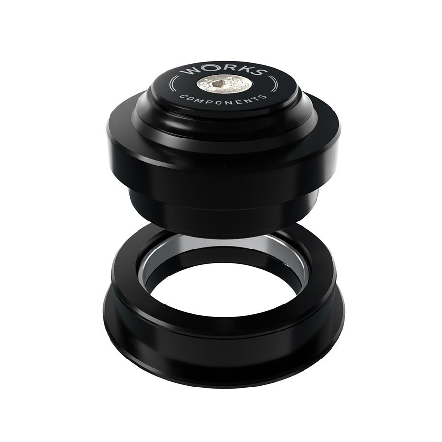 Angle Headsets Works Components Works Components 2.0deg EC44-ZS56 Angleset Angle Headset 2.0° 120-129mm EC44/28.6 | ZS56/40 ZS External threadless Complete Black Black