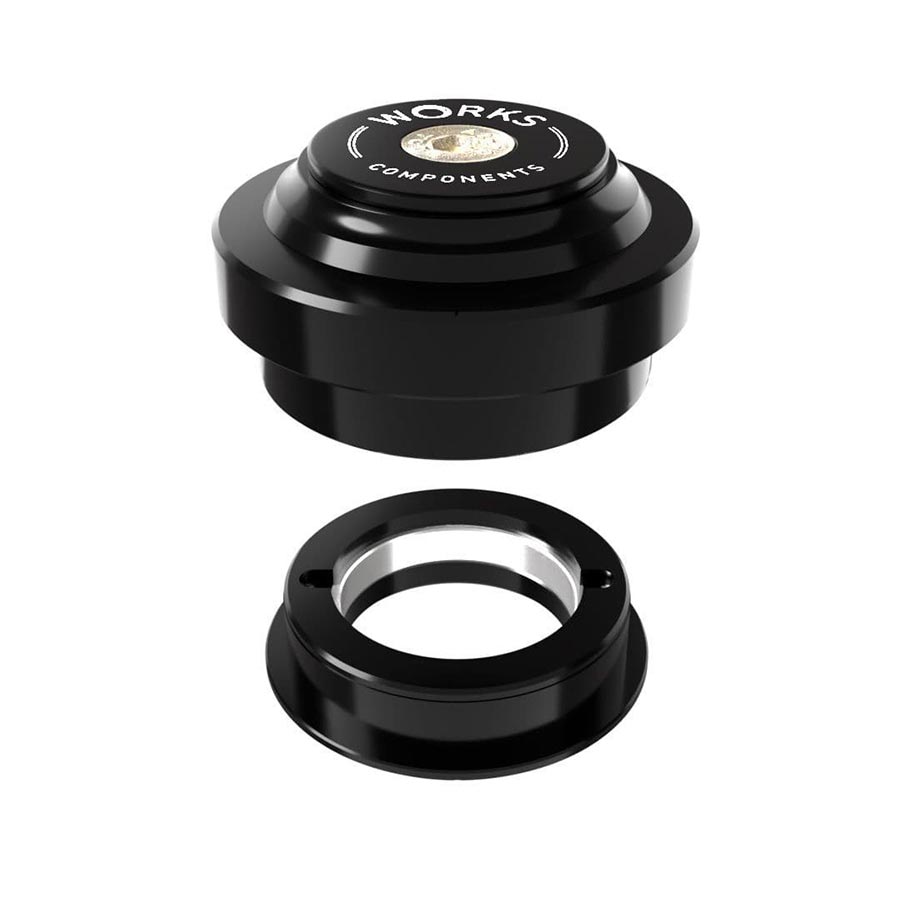 Angle Headsets Works Components Works Components 1.0 EC44-ZS44 Angleset-1 1/8" Angle Headset 1.0° 110-119mm EC44/28.6 | ZS44/30 ZS External threadless Complete Black Black