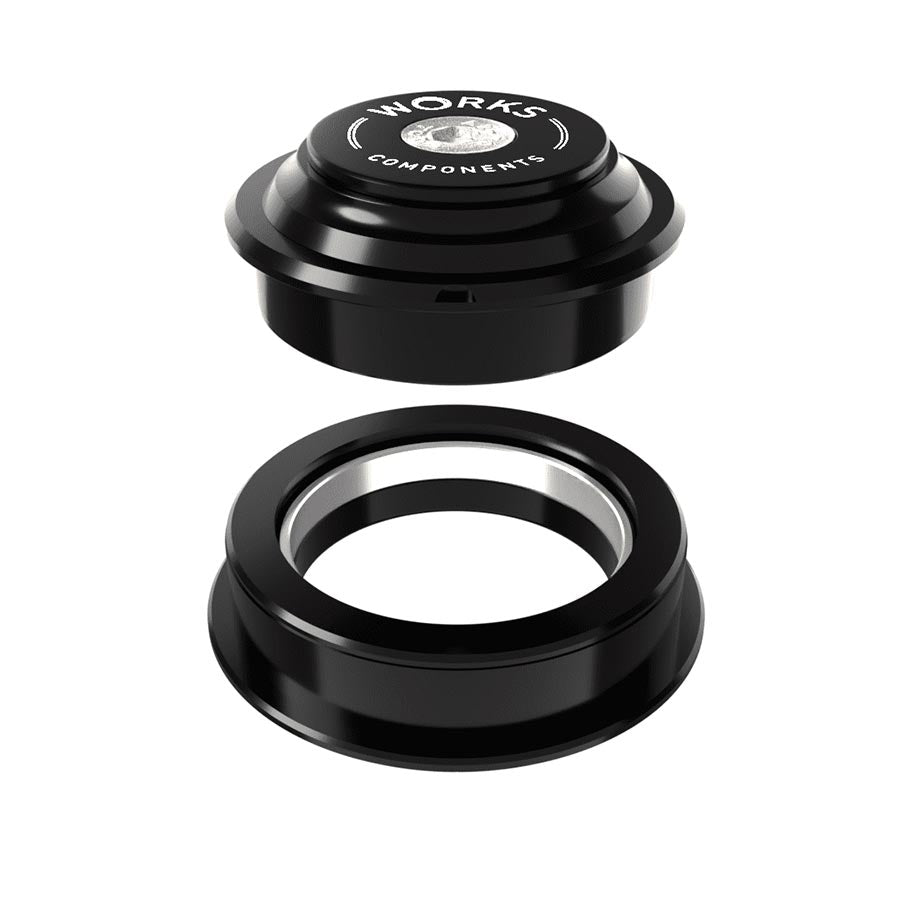 Angle Headsets Works Components Works Components 1.0 ZS44-ZS56 Angleset Headset : ZS44/28.6 | ZS56/40 ZeroStack Complete Black Set 2 99-112mm- Black