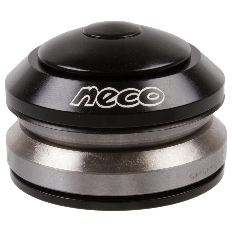 Neco Neco 1 1/8" - 1 1/4" Ahead Headset : IS42/28.6 | IS47/33 Integrated Complete Black
