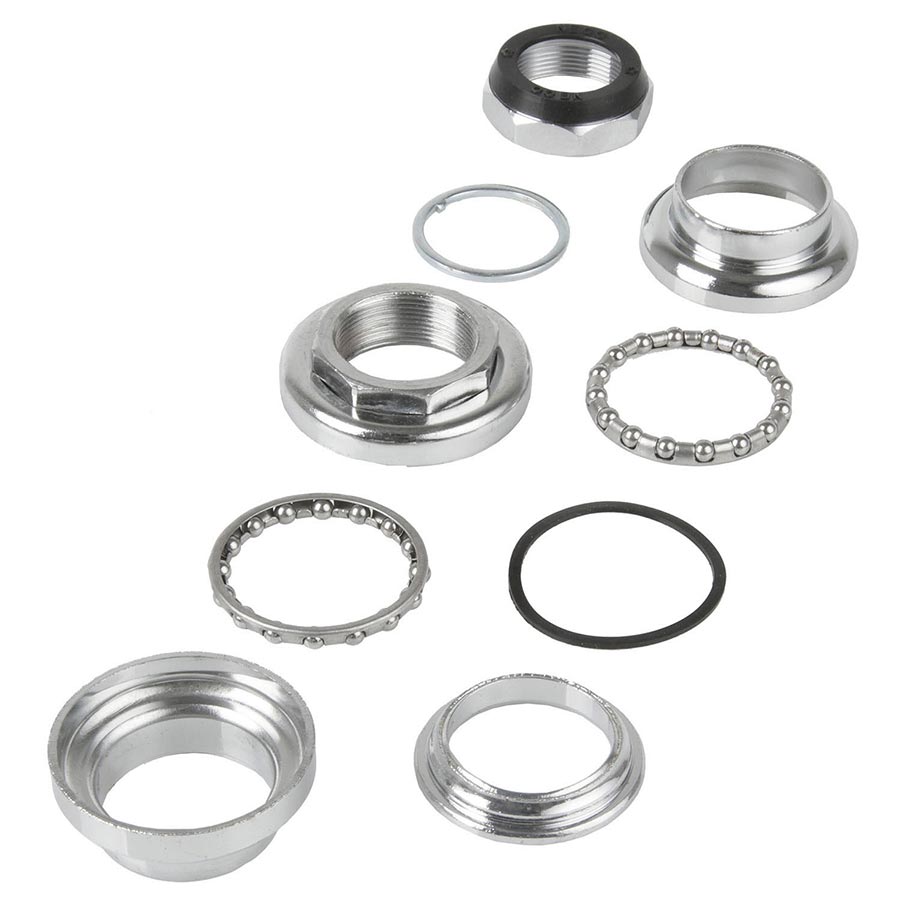 Neco Neco 1a 1" Threadless Headset : EC30/25.4 | EC30/26 External Threadless Complete Silver