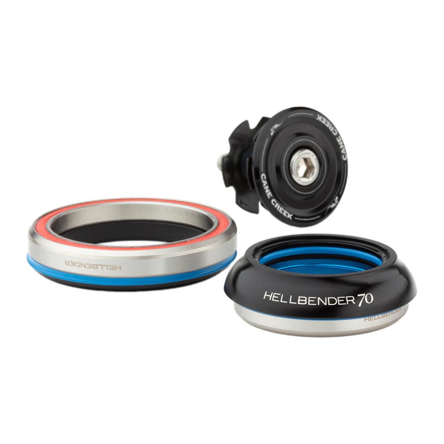 Headsets Cane Creek Cane Creek 70-Slam Headset IS42/28.6|IS52/40 Black Gray