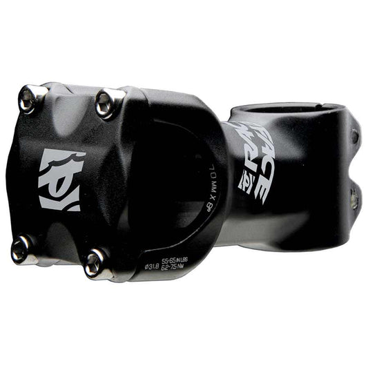 Stems Race Face RaceFace Ride XC Stem - 60mm 31.8 Clamp +/-6 1 1/8" Aluminum Black Gray