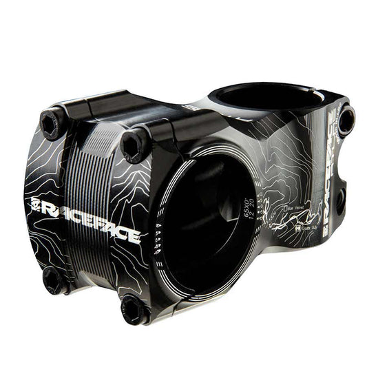 Stems Race Face RaceFace Atlas 35 Stem - 65 mm 35.0 Clamp +/-0 1 1/8" Aluminum Black Gray