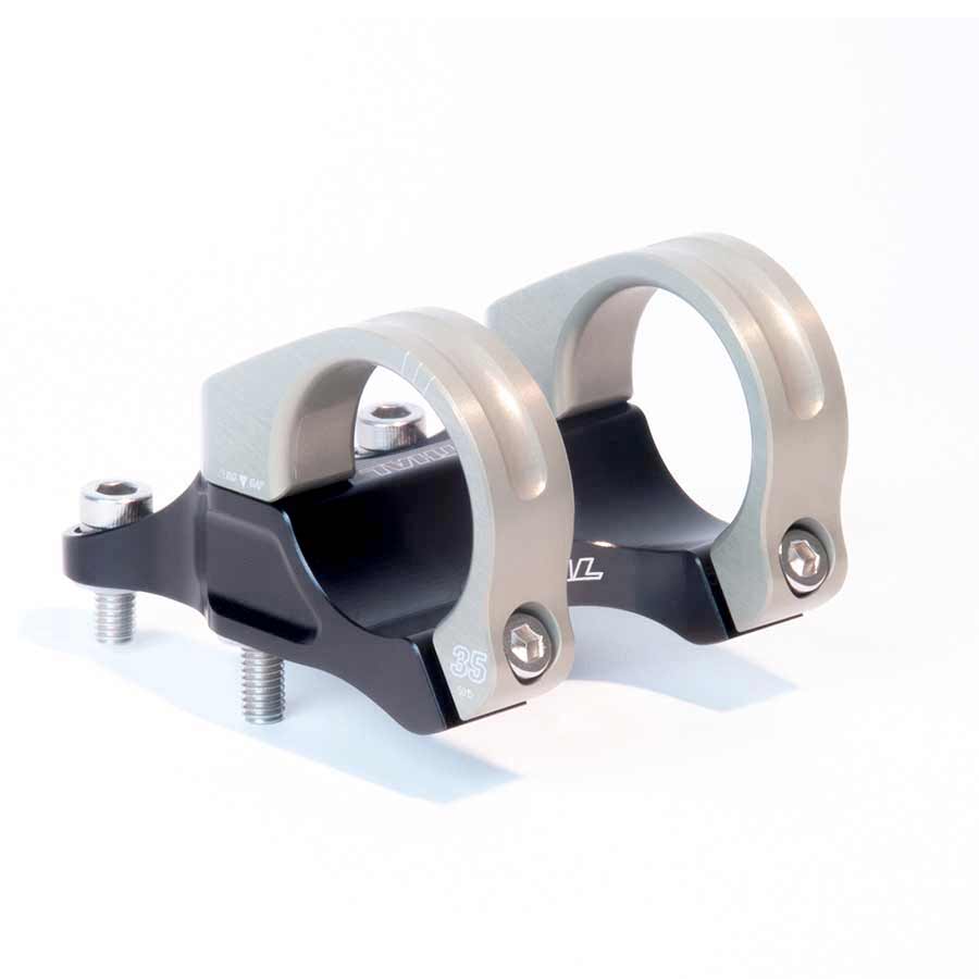 Direct Mount Stems Renthal Renthal Integra II Stem (35.0) 10x50mm Black/Gold Light Gray