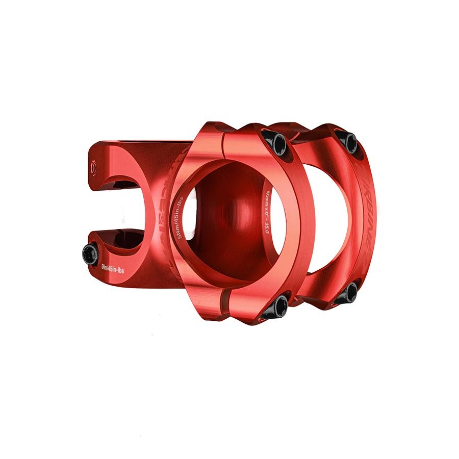 Stems Race Face RaceFace Turbine R 35 Stem - 40mm 35mm Clamp +/-0 1 1/8" Red Tomato