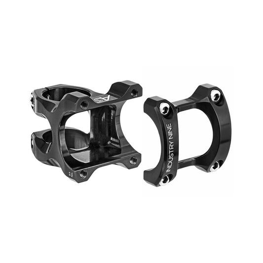 Stems Industry Nine Industry Nine A35 Stem - 40mm 35 Clamp +/-8 1 1/8" Aluminum Black Dark Slate Gray