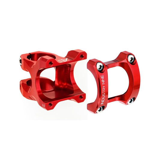 Stems Industry Nine Industry Nine A35 Stem - 32mm 35mm Clamp +/-5 1 1/8" Aluminum Red Firebrick