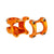 Stems Industry Nine Industry Nine A35 Stem - 40mm 35 Clamp +/-8 1 1/8" Aluminum Orange Chocolate